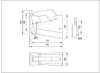 Afbeeldingen van Deurvastzetter aluminium f1 120mm 1062-31