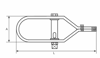 Afbeeldingen van Draadspanner ratel 407-04GVK ZL gegalvaniseerd type 4