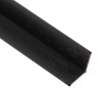 Afbeeldingen van Pvc hoekprof.30x30x2.0 zwart 2.6mtr.