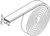 Afbeeldingen van Luvema Brandvertragend profiel zelfklevend zwart 10 x 2.5mm
