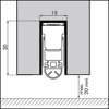 Afbeeldingen van Ellen Matic uni-proof 15 x 30 x 1228mm