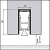 Afbeeldingen van Ellen Matic brush 15 x 30 x 728mm