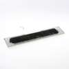 Afbeeldingen van Binnenbrievenbus met borstelstrip en rvs klep, 347x84 mm,