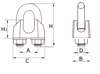 Afbeelding van Staaldraadklem Type 741 RVS 3/8 10mm 8000.030.5I10