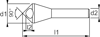 Afbeelding van HSS-E Verzinkvrees 90° diameter 10 x bereik 2-5mm