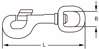 Afbeelding van Musketonhaak 50-25N 1 ronde wervel zamac vernikkeld 95 x 25mm 8000.026.0Z25