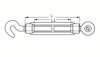 Afbeelding van Spanschroef DIN 1480 haak-oog 1480-16A verzinkt M16 x 170mm 8000.148.016A