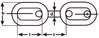 Afbeelding van Voetketting op bundel lange schakel 763-03E Type 763 verzinkt 3mm 8000.007.6303