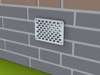 Afbeeldingen van GevelFix rvs voorzetrooster 14x10cm