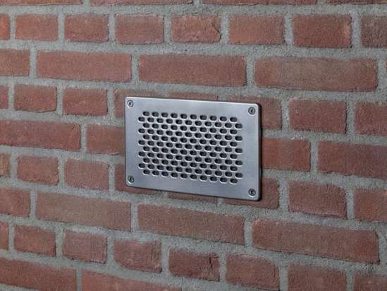Afbeeldingen van GevelFix XL rvs voorzetrooster 25x15cm