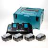 Afbeelding van Makita accu startset 4x5Ah/18v BL1850B+DC18RD