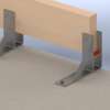 Afbeeldingen van Gb F-anker houtmaat 71mm 240 x 360mm 80mm x 10mm EV 079950