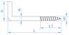 Afbeeldingen van Schroefduim Messing HD 3.2 x 40mm