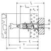 Afbeelding van Gipsplaatplug Duoblade zelfb.44x50mm