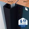 Afbeelding van Secustrip Plus buitendraaiend zwartgrijs fijnstructuur lengte 2300mm terugligging 0-6mm SKG* 1010.170.04