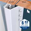 Afbeeldingen van Secustrip Plus buitendraaiend wit lengte 2115mm terugligging 21-27mm SKG* 1010.163.02