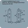 Afbeeldingen van Axa Veiligheids Kortschild Kruk F1 PC72mm 6670-10-11/72