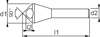 Afbeelding van HSS-E Verzinkvrees 90° diameter 20 x bereik 8-18mm