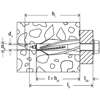 Afbeeldingen van Fischer Gasbetonplug kunststof GB 8