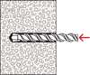Afbeeldingen van Cellenbetonanker FTP K 4 nylon
