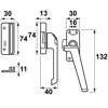 Afbeeldingen van Rsk axa+drukknop zwart rs 3308-31-38/CP