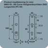 Afbeelding van Axa Veiligheidslangschilden F1 PC85 met kerntrekbeveiliging 6665-10-11/85