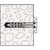 Afbeeldingen van Fischer spreidplug nylon S 5 x 25mm 3-4mm