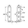 Afbeelding van Axa Veiligheidslangschilden F1 PC72mm 6660-10-11/72