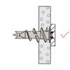 Afbeeldingen van Fischer GKM Gipsplaatplug metaal 31mm