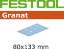 Afbeeldingen van Festool schuurstrook 80x133mm Granat K80