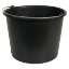 Afbeeldingen van Bouwemmer zwart Durable 20ltr.