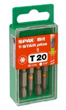Afbeeldingen van Spax bit t-star 50mm t20(5st)