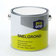 Afbeeldingen van ProOne grondverf snel wit 2500ml