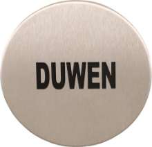 Afbeeldingen van Pictogram rvs zelfkl. 75mm Duwen