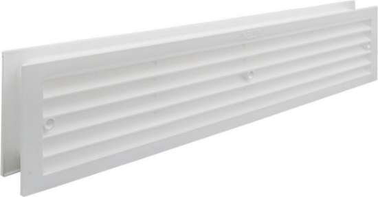 Afbeeldingen van Badkamerrooster DoubleGas 450x90mm wit