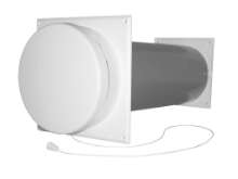 Toon details van Muurdoorvoerset Fresh 100dB compleet wit Afbeeldingen van Muurdoorvoerset Fresh 100dB compleet wit