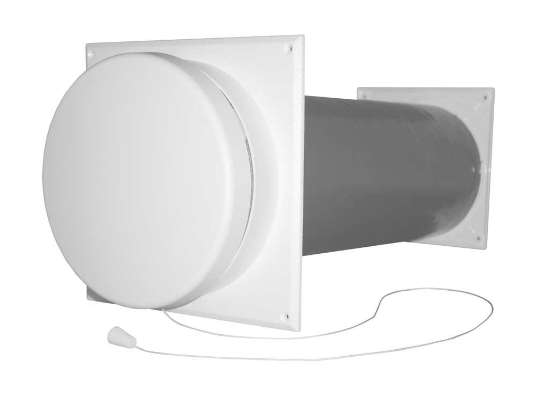 Afbeeldingen van Muurdoorvoerset Fresh 100dB compleet wit