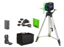 Toon details van ProOne kruislijnlaser compact groen + statief Afbeeldingen van ProOne kruislijnlaser compact groen + statief