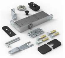 Toon details van Taatsdeurscharnier Pivotica Pro E 100 F-90, zwart, 100kg Afbeeldingen van Taatsdeurscharnier Pivotica Pro E 100 F-90, zwart, 100kg