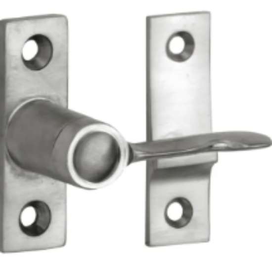 Afbeeldingen van Raamwervel Elegant 35mm mat nikkel