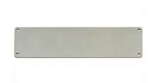 Afbeeldingen van Duwplaat rvs 300x80x2mm-