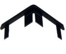 Toon details van Afdekkapje SEK-40 zwart (40x40) Afbeeldingen van Afdekkapje SEK-40 zwart (40x40)