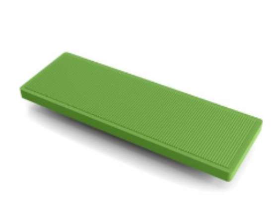 Afbeeldingen van Beglazingsblokje 100x40x5 mm groen