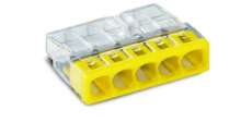 Toon details van Wago lasklem transp/geel 5-v Afbeeldingen van Wago lasklem transp/geel 5-v