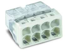 Toon details van Wago lasklem transp/grijs 8-v Afbeeldingen van Wago lasklem transp/grijs 8-v