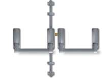 Toon details van Panieksluiting dubbele deur 1 en 2-puntssluiting 377se Afbeeldingen van Panieksluiting dubbele deur 1 en 2-puntssluiting 377se