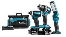 Toon details van Makita accu combiset +3x5Ah/18v DLX3090TJ Afbeeldingen van Makita accu combiset +3x5Ah/18v DLX3090TJ