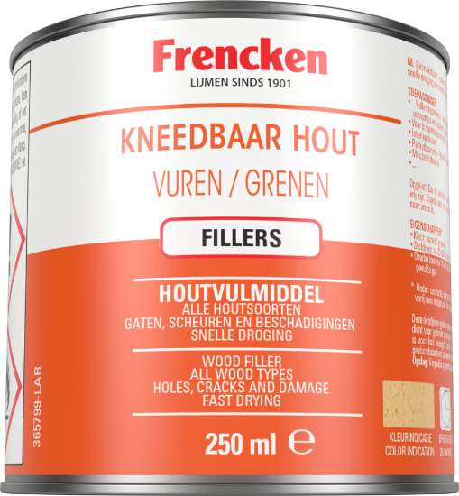 Afbeeldingen van Kneedbaar hout vuren/grenen blik 250ml