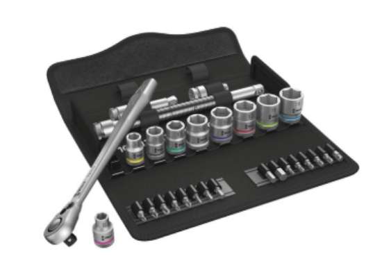 Afbeeldingen van 8100 SB 8 Zyklop Metal-ratelset, 3/8'' 29-del