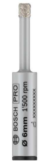 Afbeeldingen van Diamantboor ceramic dry teg/plav  6mm